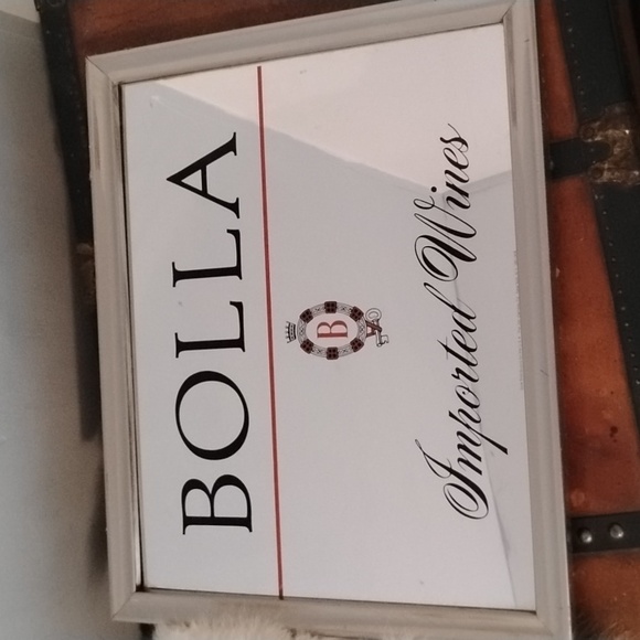 . Vintage Bolla Imported Wines Advertisement Mirror Sign - Picture 2 of 4